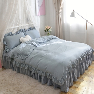 Bộ chăn ga gối cotton wash 1.6mx2m, 1.8mx2m, 2mx2m