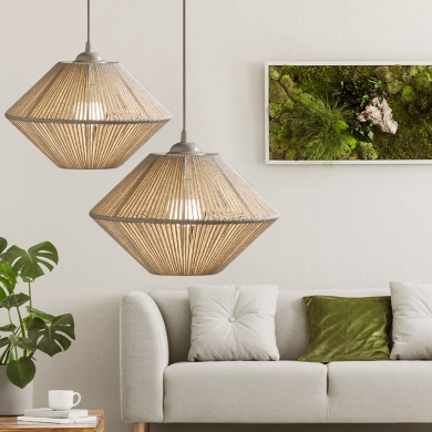 Đèn dây đay Handmade MS08