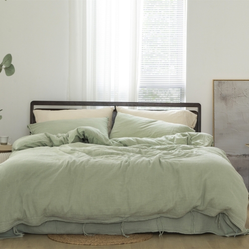 Bộ chăn ga gối Muslin Wash 1.6mx2m, 1.8mx2m, 2mx2